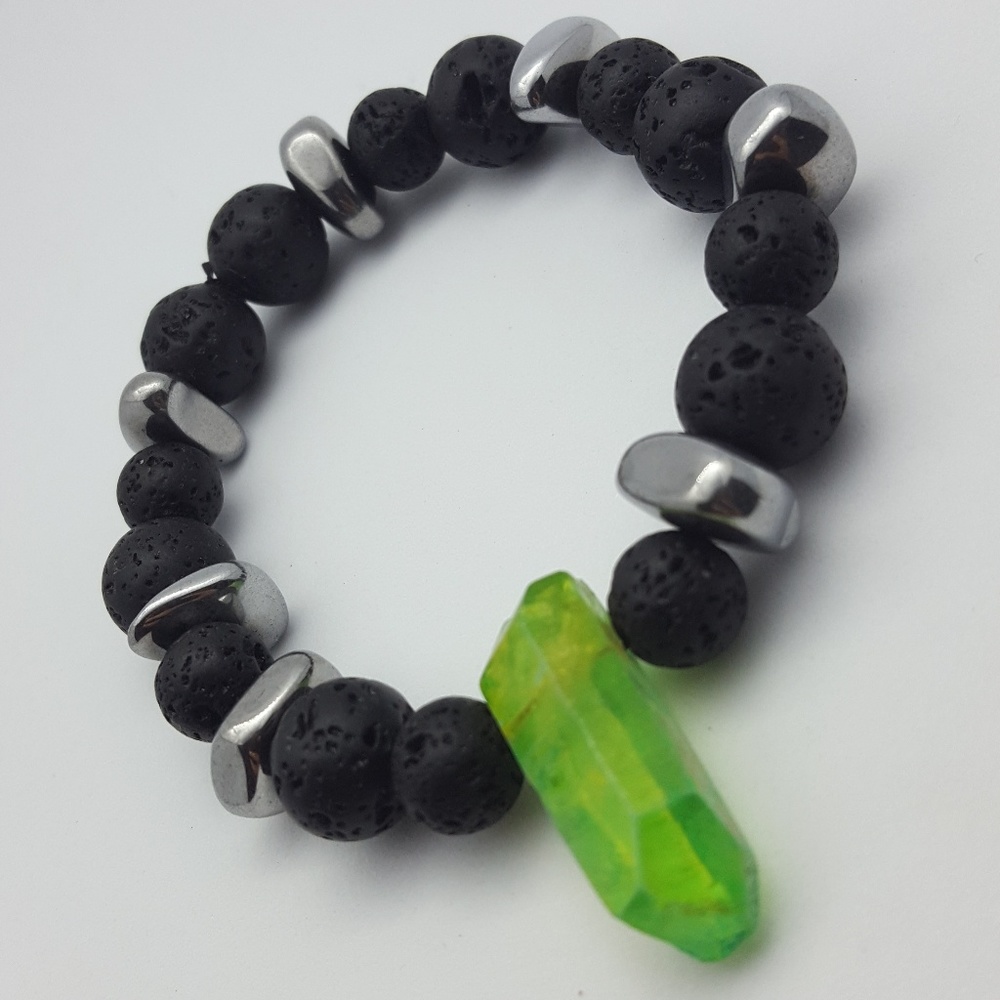 Essential oil diffusing bracelet Genuine Crystal - Picture 6 of 6